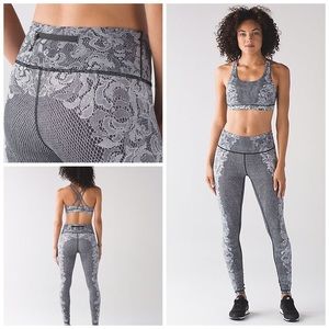 Lululemon Rare Florence Lace Speed Wunder Under 8